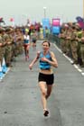 Jilly Woodthorpe finishing the BUPA Great North Run.